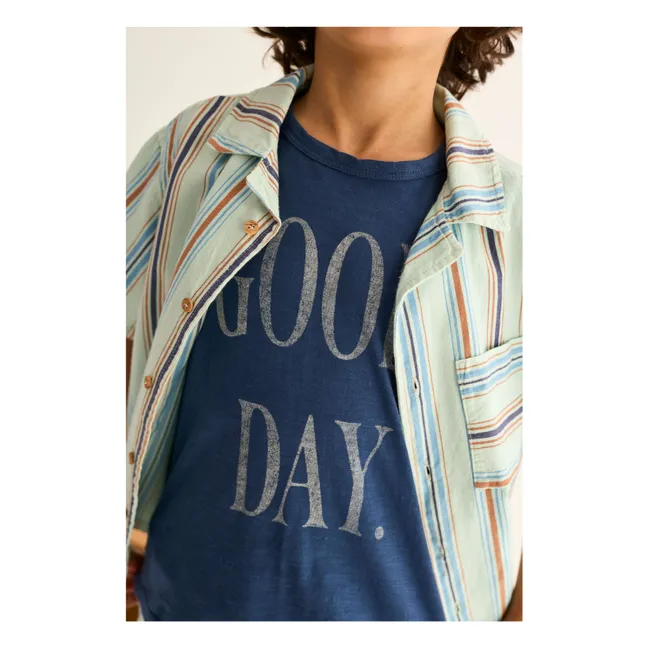 T-shirt Jon Good Day | Bleu marine