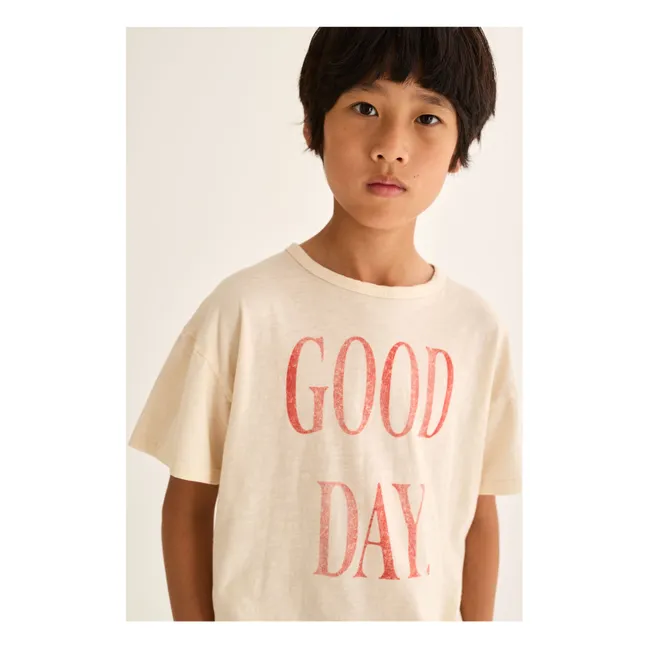 Camiseta Jon Good Day | Marfil