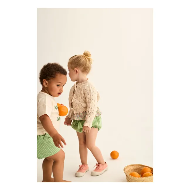 Cardigan Ivy Pointelle Fibres Recyclées | Ivoire