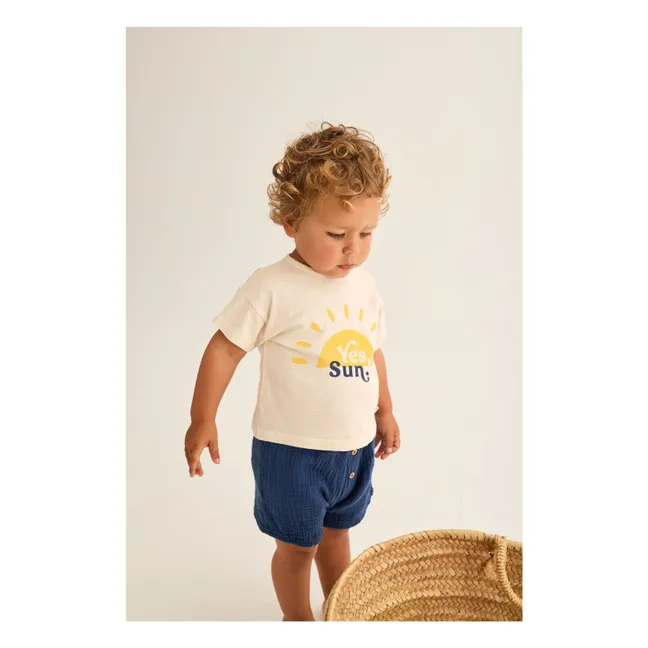 Short Dale Gaze de Coton | Bleu marine
