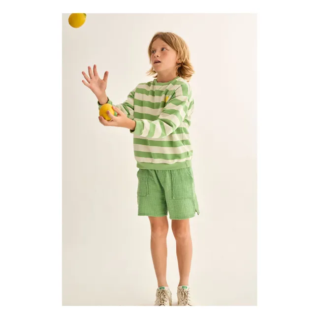 Bermuda Cove Cotton Gauze | Meadow Green