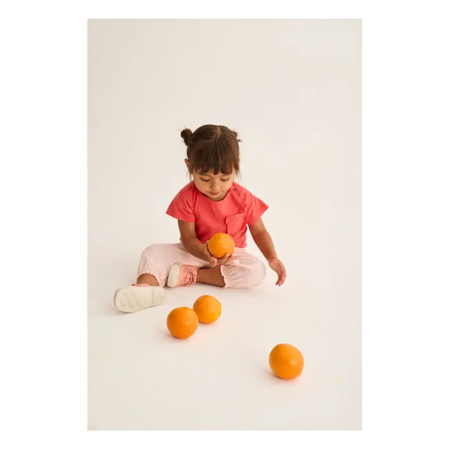 T-shirt Brisa Poche Volant | Rouge