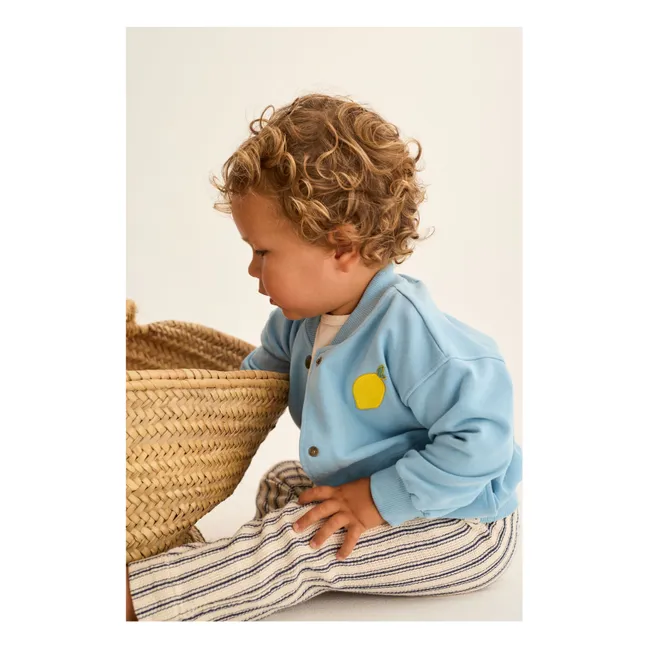 Chaqueta Berlín Limón Algodón orgánico | Azul Cielo