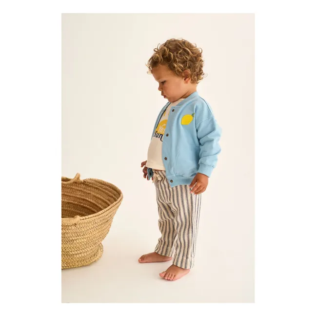 Chaqueta Berlín Limón Algodón orgánico | Azul Cielo