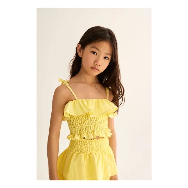 Top Bellis Linen | Yellow