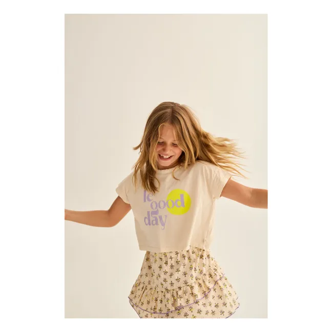 T-shirt Aura Le Good Day | Ivoire