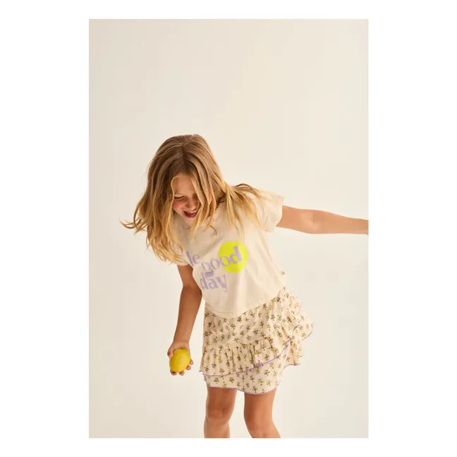 Camiseta Aura Le Good Day | Marfil