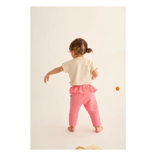 Camiseta Aura Yes Sun | Crema