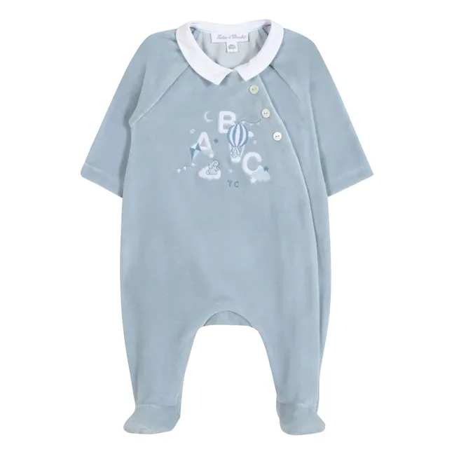 Pyjama ABC | Bleu gris