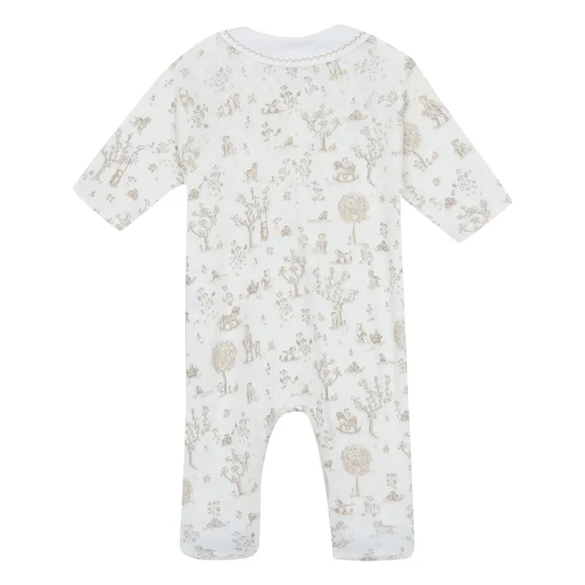 Pijama con cuello Claudine Juguetes | Crudo