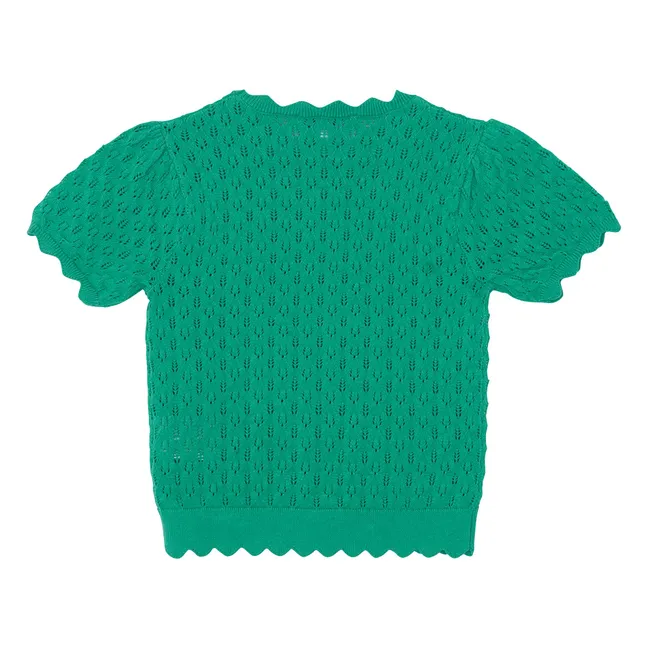 Camiseta de malla Feston | Verde