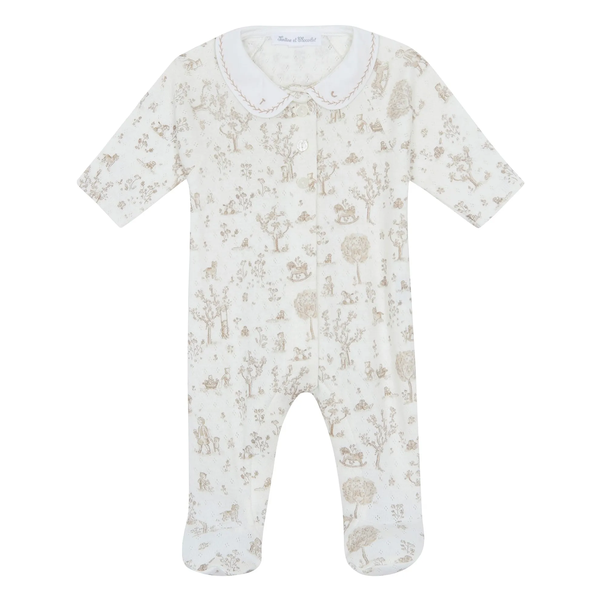 Tartine Et Chocolat Ecru Col Claudine Pyjamas Toys