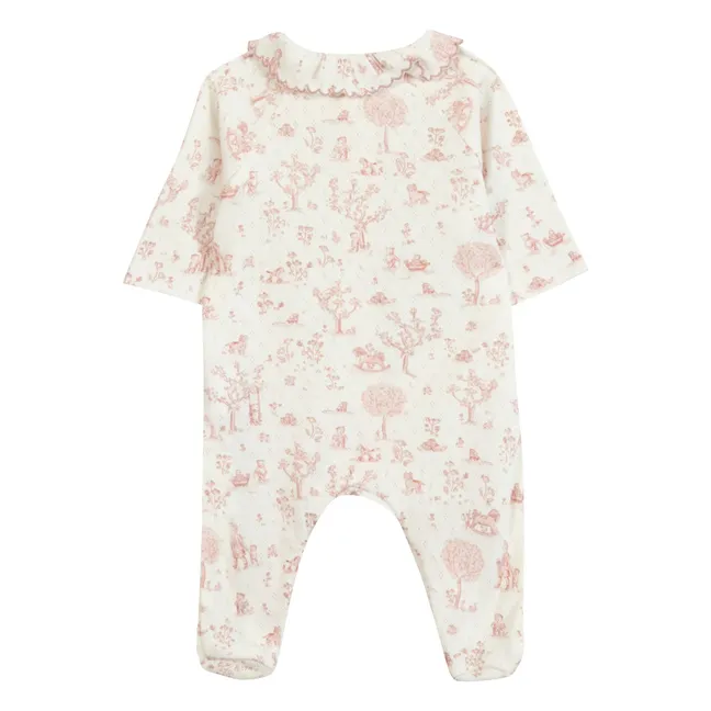 Pyjama Col Claudine Jouets | Vieux Rose