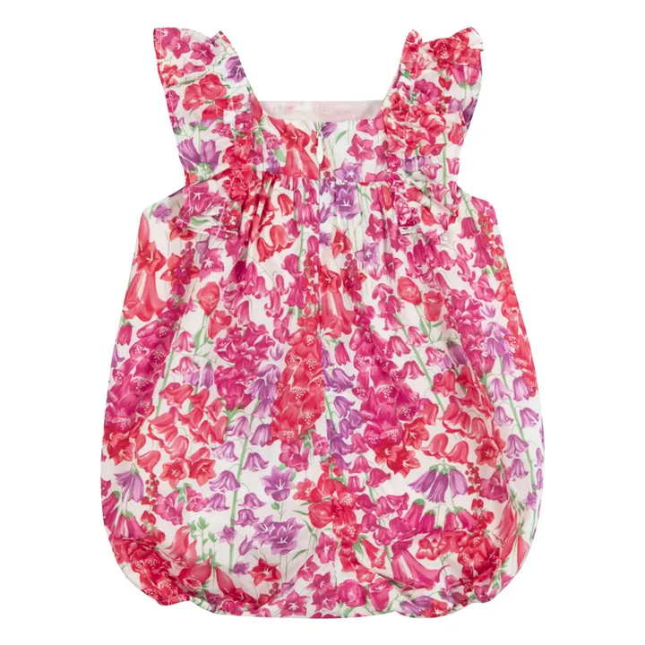 Pelele con volantes Liberty | Rosa Bombón- Imagen del producto n°4