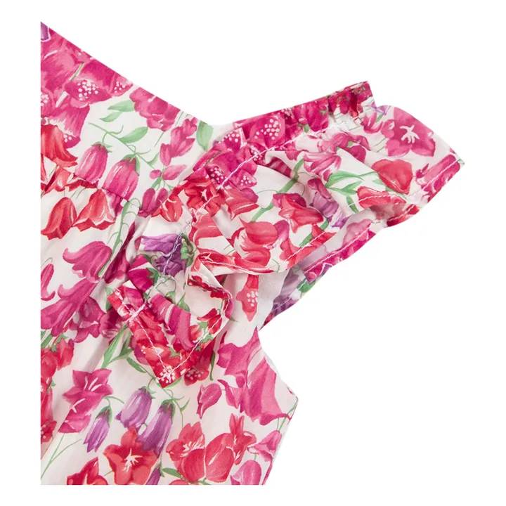 Pelele con volantes Liberty | Rosa Bombón- Imagen del producto n°3