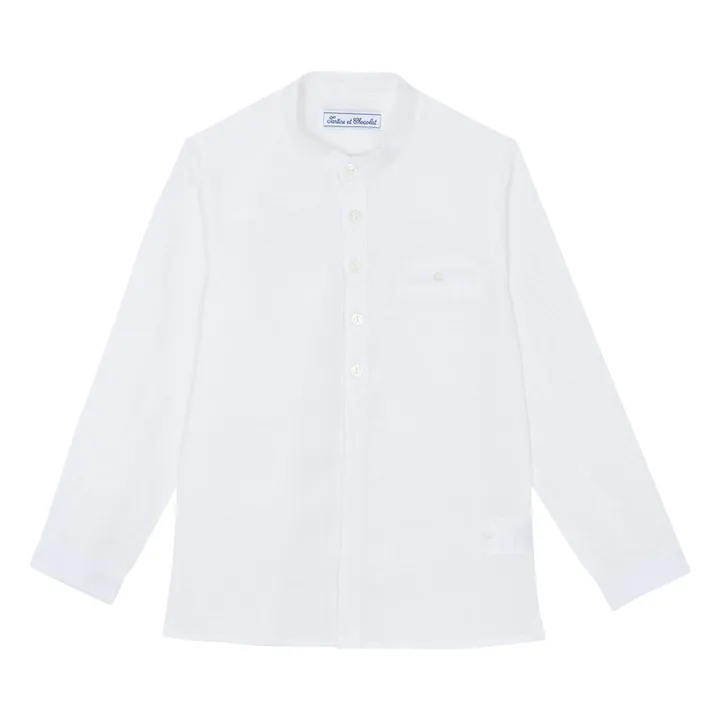 Chemise Lin | Blanc- Image produit n°2