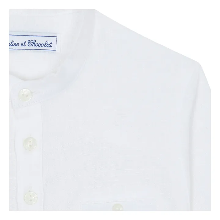Chemise Lin | Blanc- Image produit n°3