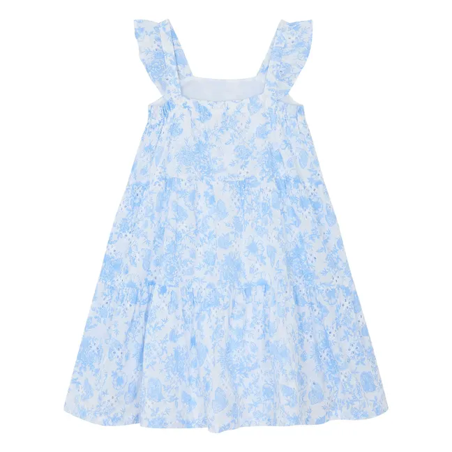 Robe Brodée Fleurie | Blanc