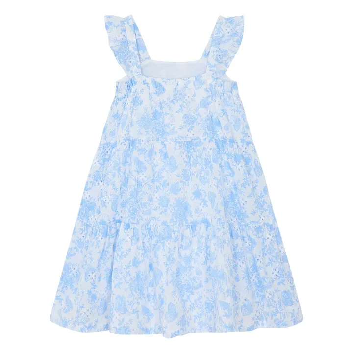 Vestido floral bordado | Blanco- Imagen del producto n°4