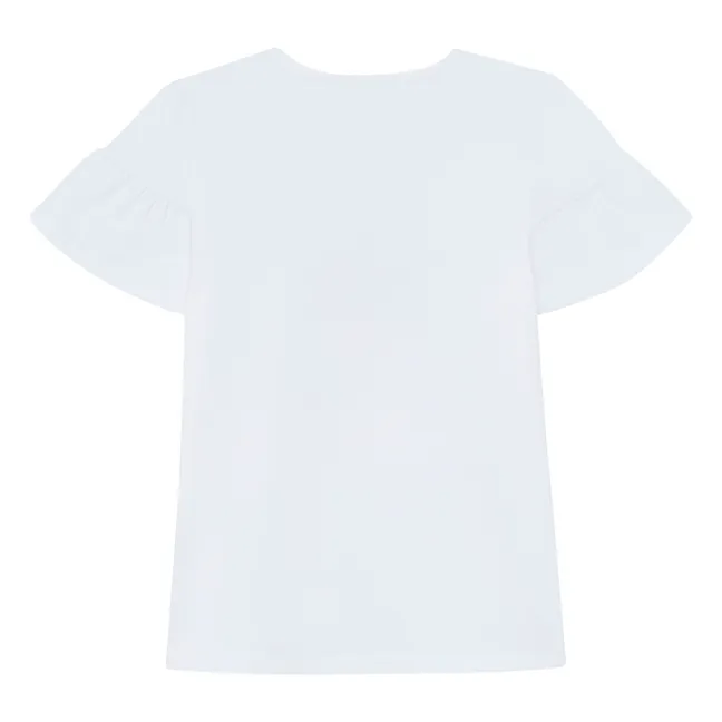 T-shirt Perles Bouquet de Fleurs | Jaune