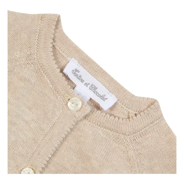 Cardigan Chiné | Beige