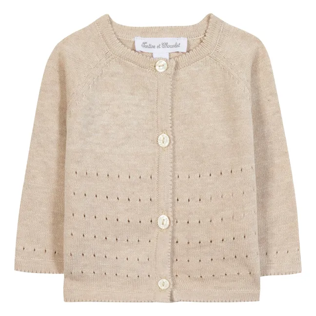 Chaqueta Chiné | Beige
