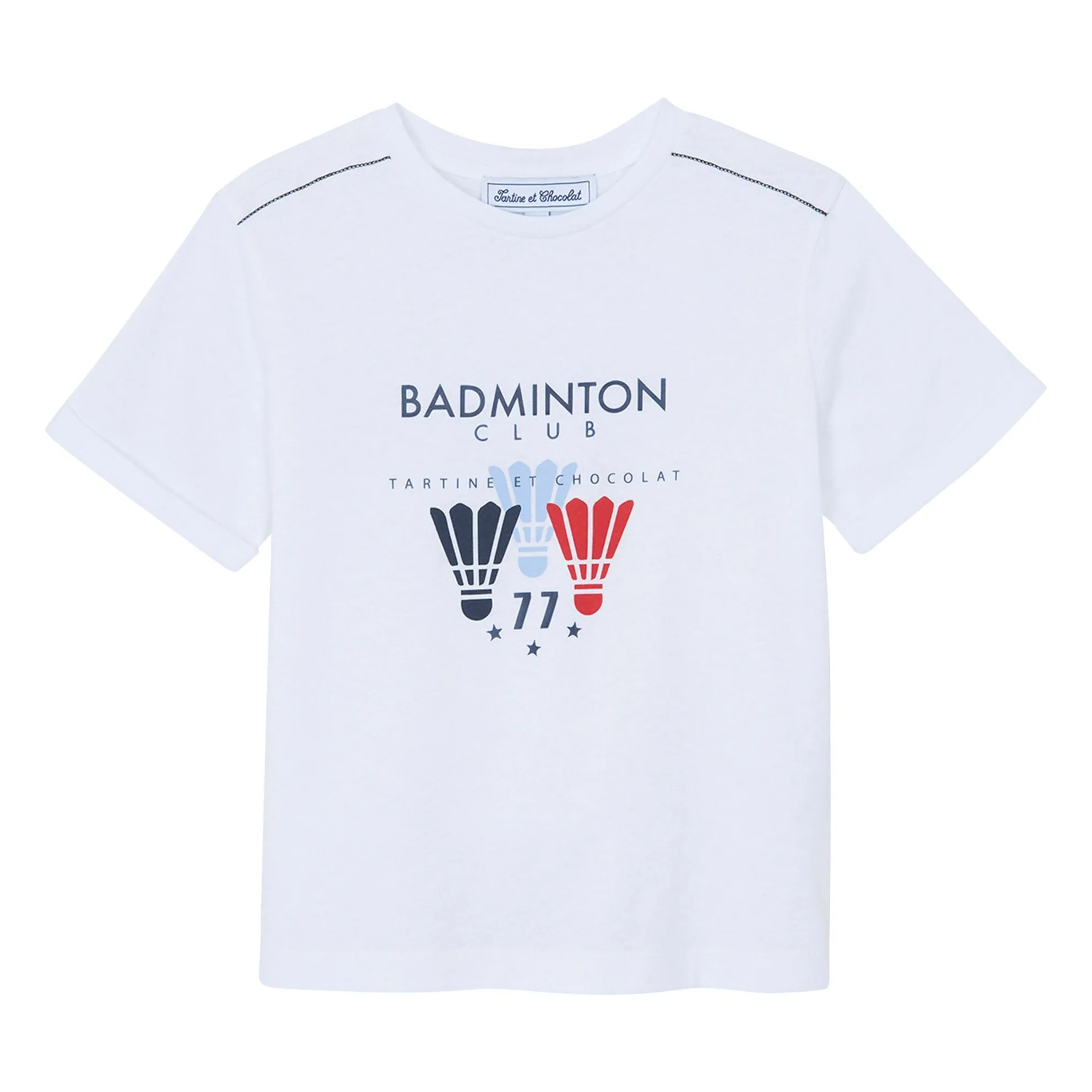 Tartine Et Chocolat White Badminton Club T-Shirt