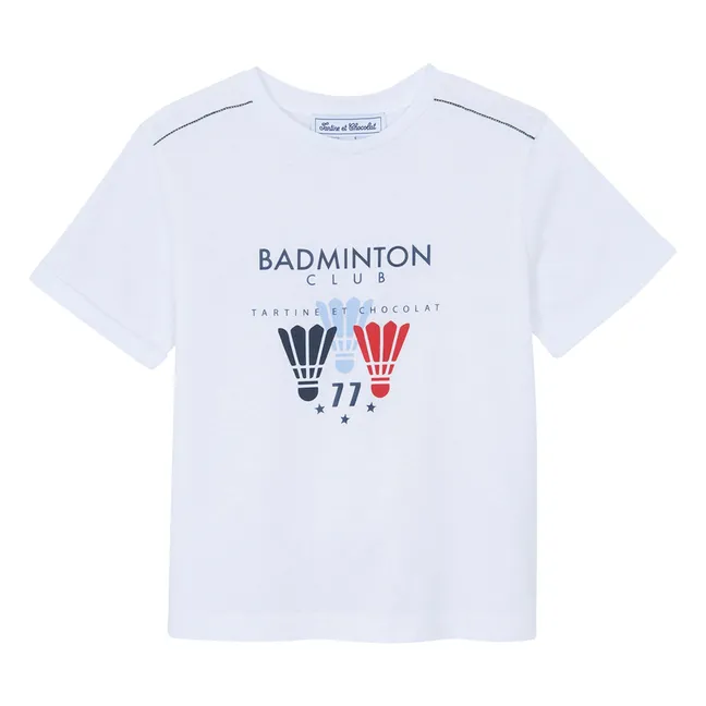 Camiseta del Club de Bádminton | Blanco