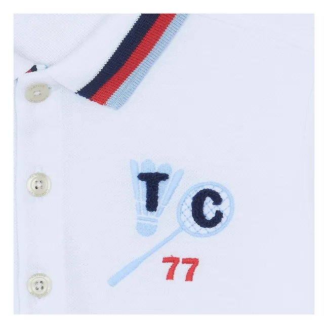 Polo Raquette Badminton | Blanc