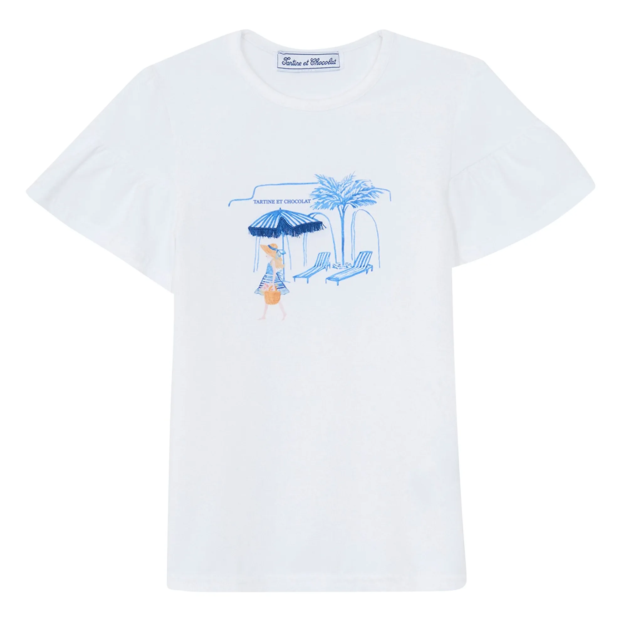 Tartine Et Chocolat Blue Beach T-Shirt
