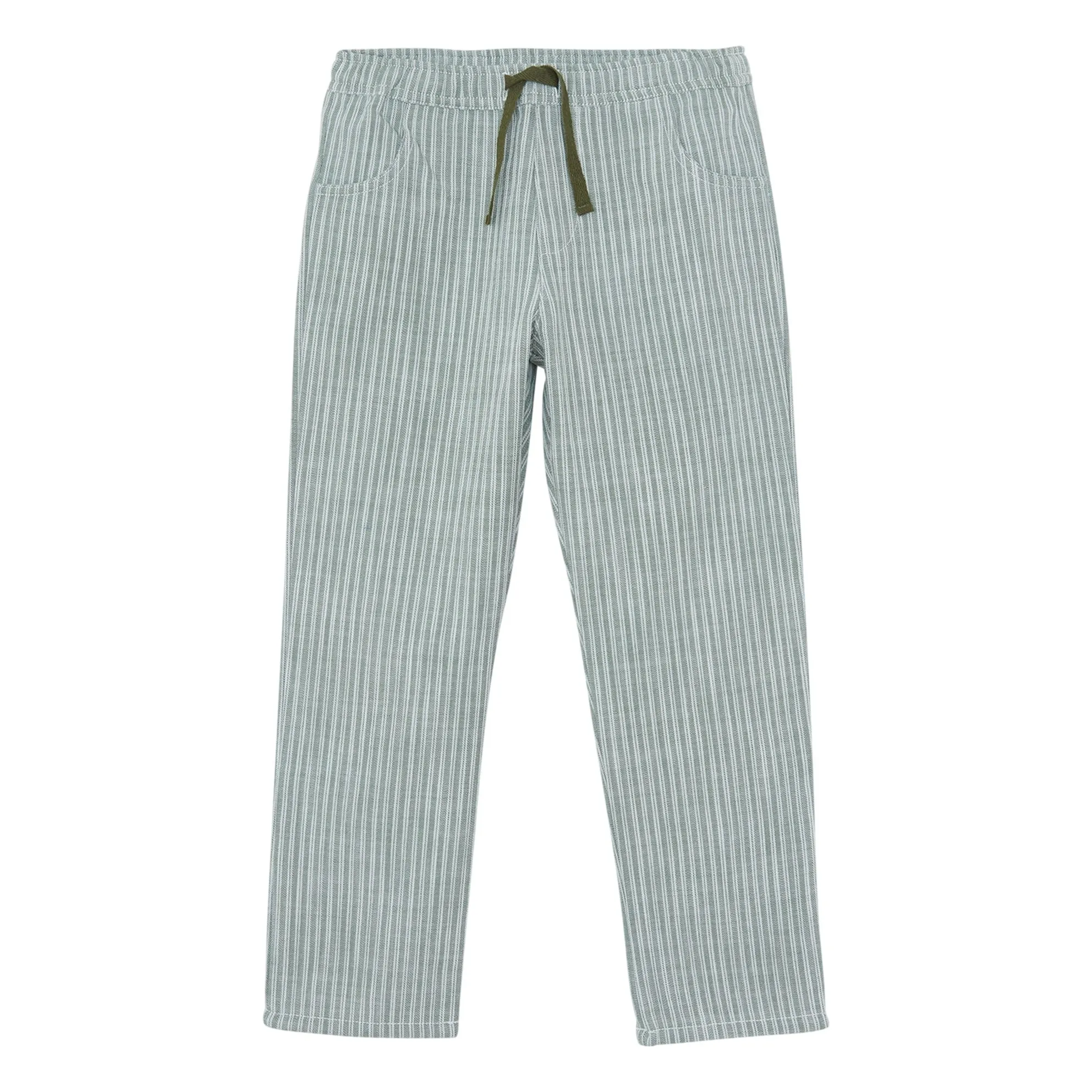 Tartine Et Chocolat Celadon Striped Pants