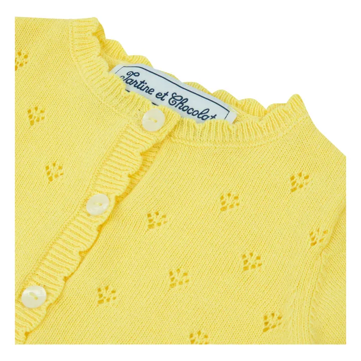 Chaqueta de punto | Amarillo- Imagen del producto n°1