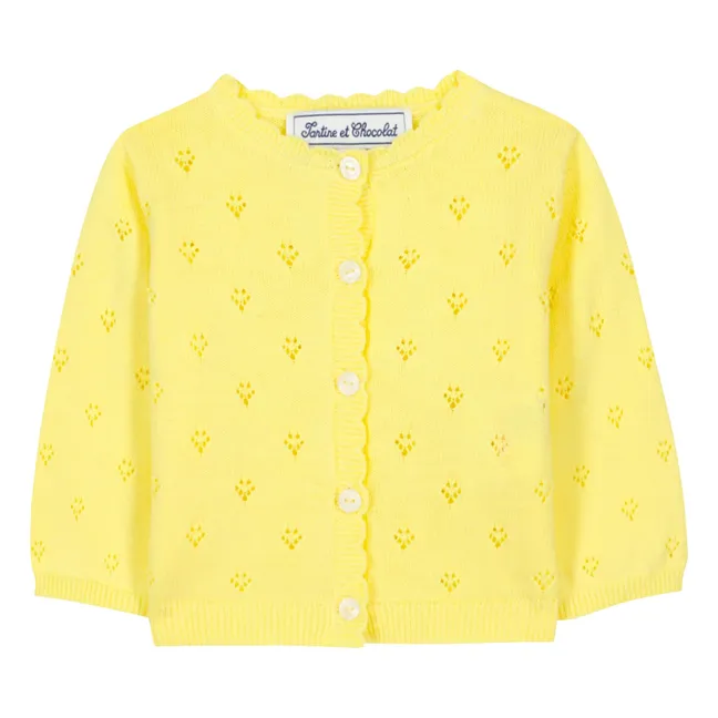 Chaqueta de punto | Amarillo