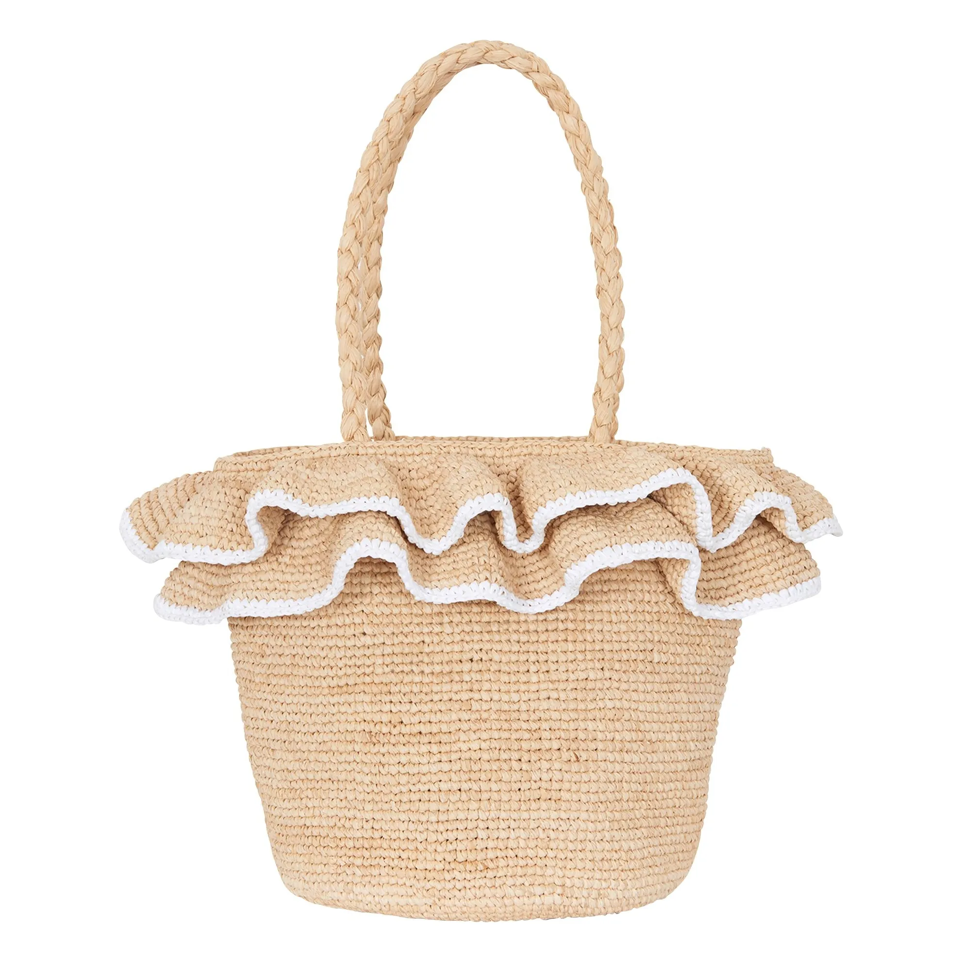 Panier Volants Raphia | Naturel- Image produit n°4