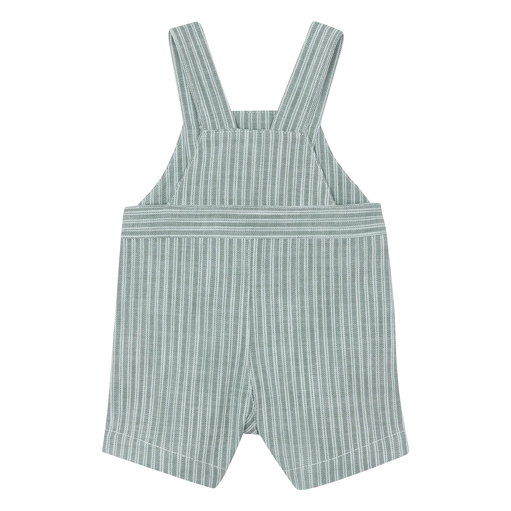 Salopette Rayée | Khaki- Image produit n°2