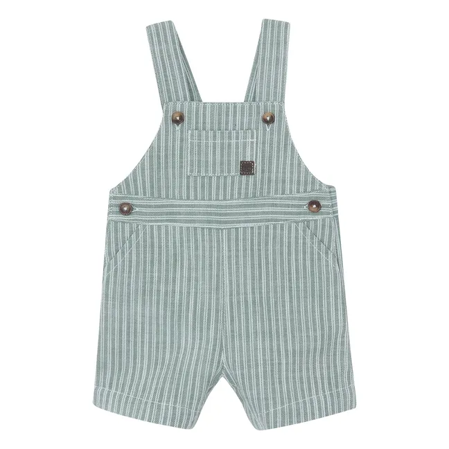 Salopette Rayée | Khaki