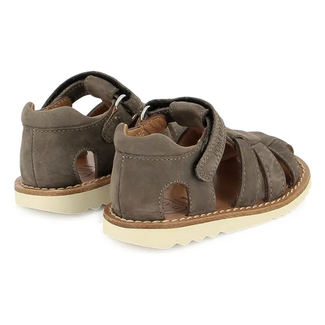 Sandalias Waff Papy Nubuck | Marrón glacé