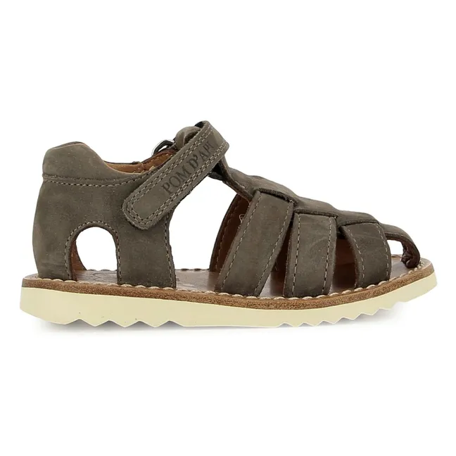 Sandalias Waff Papy Nubuck | Marrón glacé