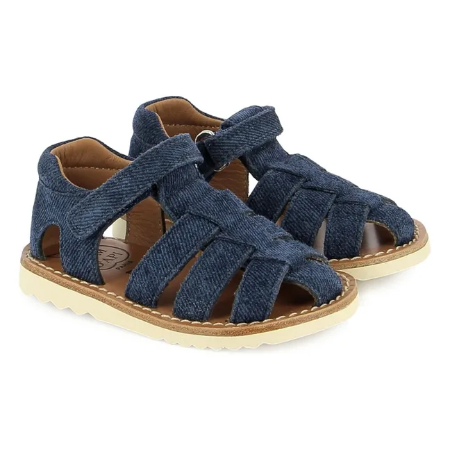 Waff Papy Sandalen | Denim
