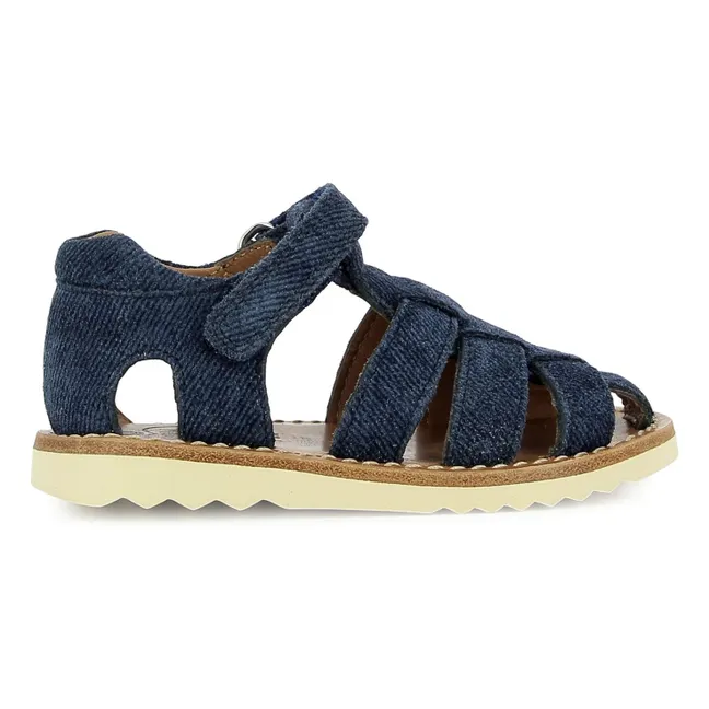 Waff Papy Sandalen | Denim