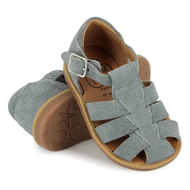 Sandalias Poppy Daddy Velvet | Gris