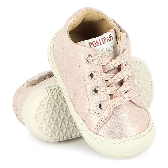 Botines metálicos Yaka Walk | Rosa empolvado