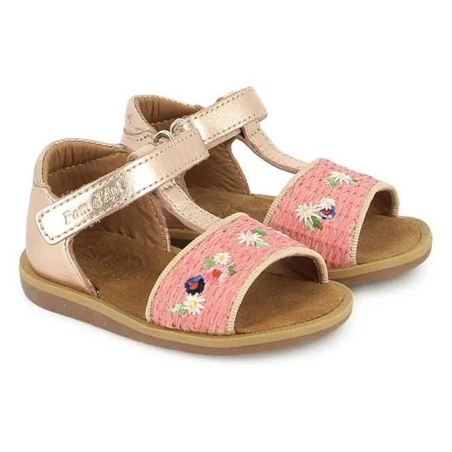 Air Natur Fleurs sandals | Pink