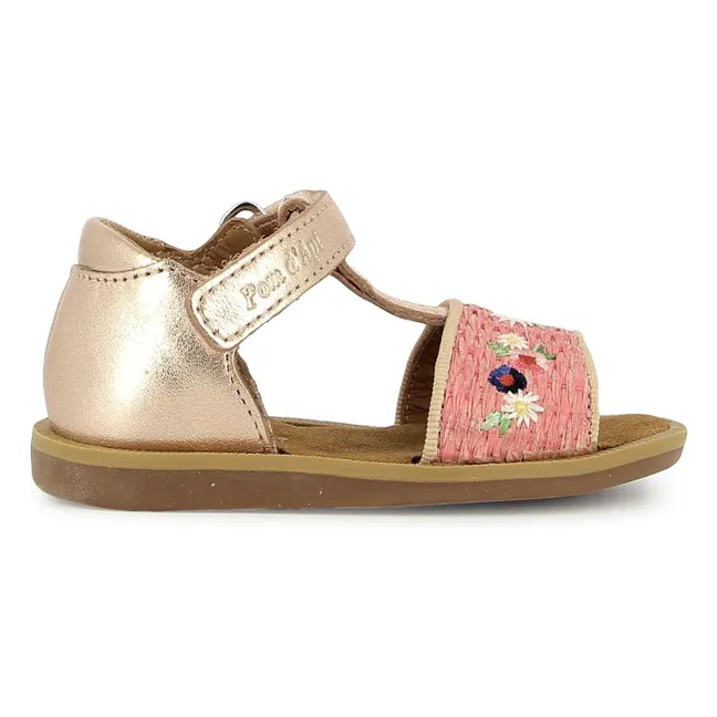 Air Natur Fleurs sandals | Pink