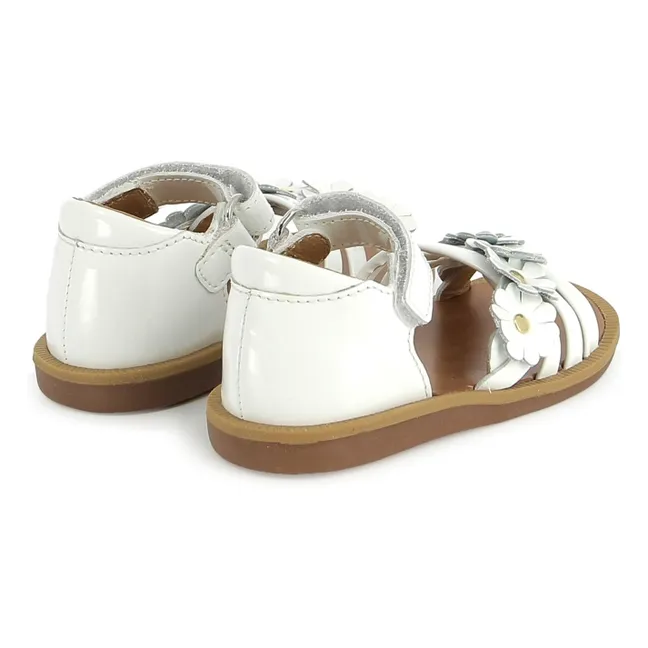 Sandalias Poppy Multi Flo | Blanco
