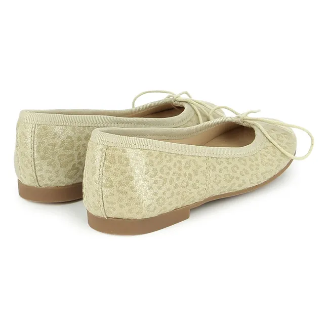 Ballerines Dory Bal Léopard | Doré