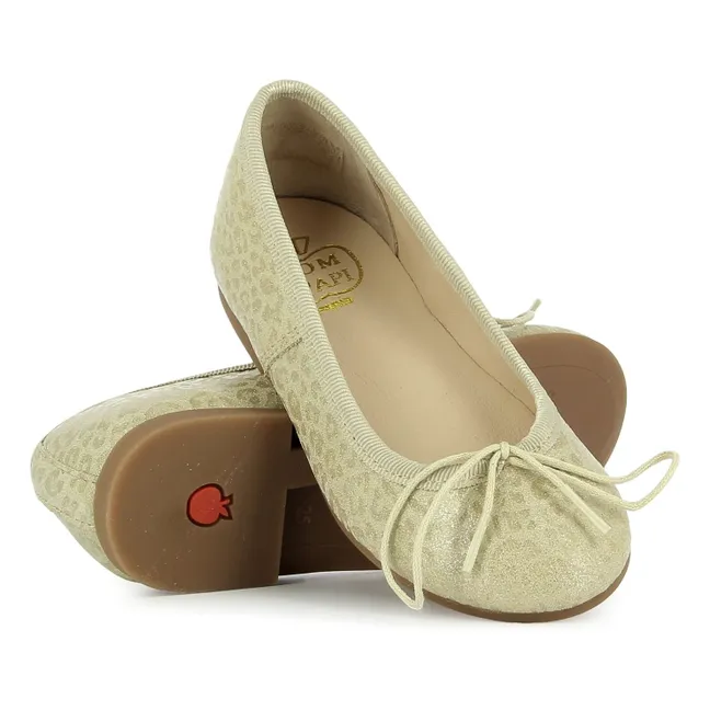 Ballerines Dory Bal Léopard | Doré