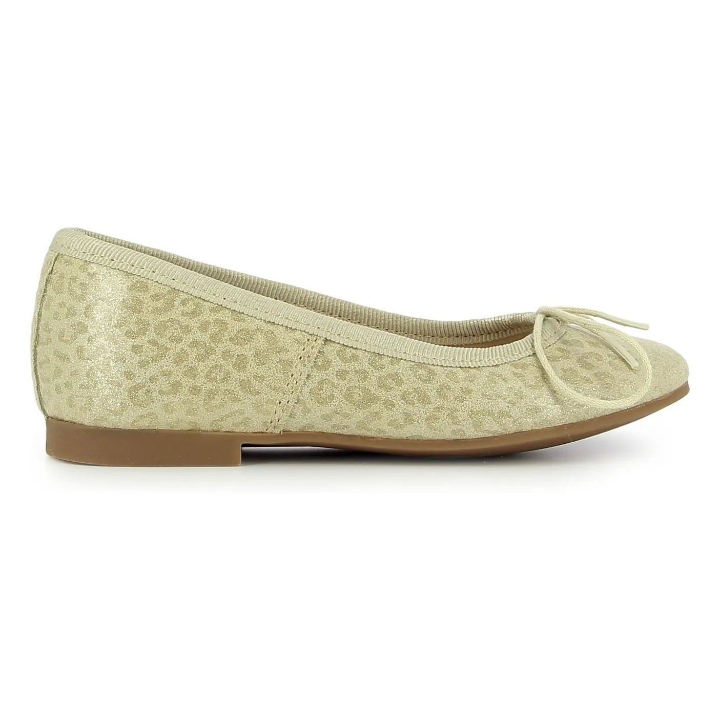 Pom D'api Gold Ballerinas Dory Bal Leopard