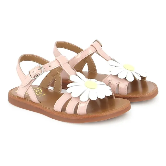 Plagette Big Flo sandals | Pale Pink