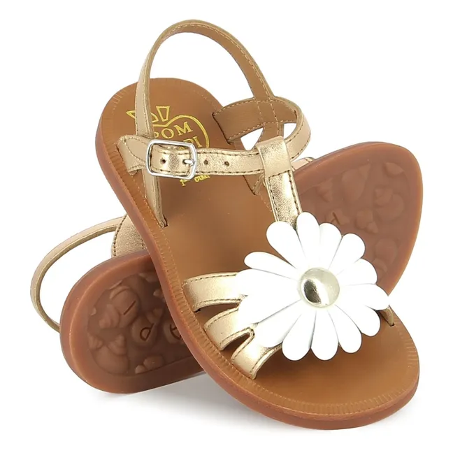 Sandalen Plagette Big Flo | Or